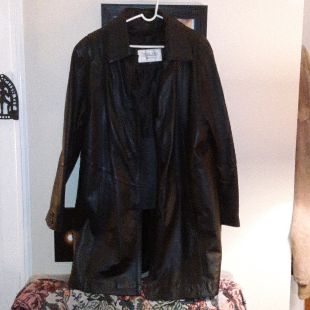 Toskana New York leather coat